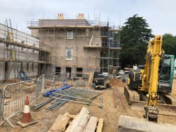 Commercial house rendering project 1 - RapidRend rendering services Essex Hertfordshire North London