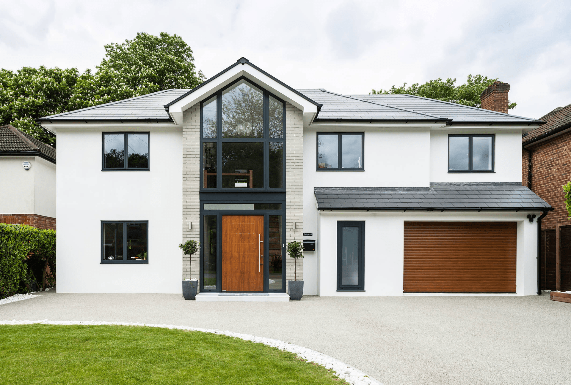 Beautiful rendered house